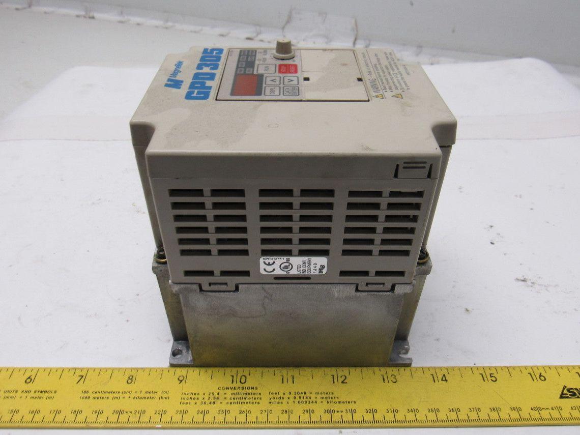 Magnetek JDB003 Variable Speed AC Drive 0-460V 0-400Hz 3.4A 3 Phase