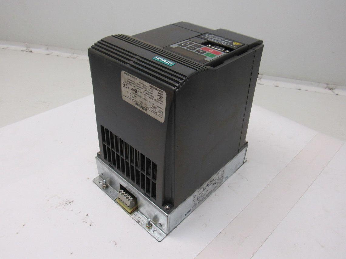 Siemens 6SE9215-8DB40 Micromaster Drive 4Hp 0-400Hz W/Interference Filter