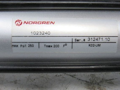 Norgren K02-UM 1023240 Pneumatic Air Cylinder 2" Bore 27" Stroke Trunnion