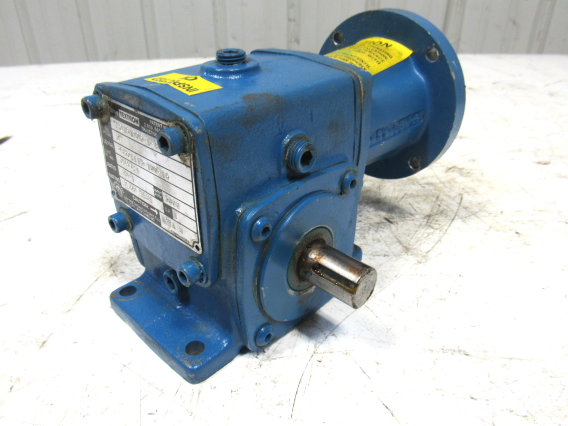 Cone Drive MH015A905-1-40 Gearbox 40:1 Reducer 3000/75rpm 0.5Hp LH 48 Frame