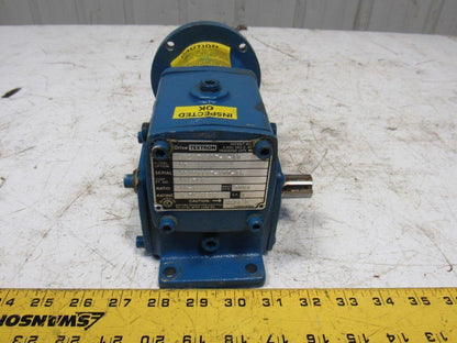 Cone Drive MH015A905-1-40 Gearbox 40:1 Reducer 3000/75rpm 0.5Hp LH 48 Frame