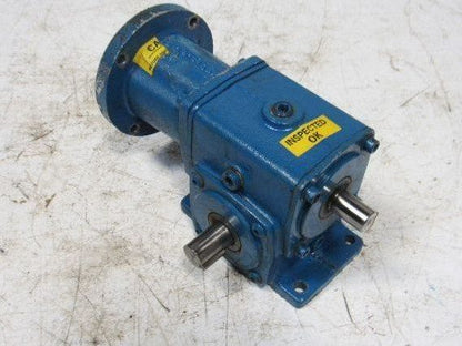 Cone Drive MH015A905-5-15 Gearbox 15:1 Ratio 1Hp 3000/200rpm Dual Output 48 Fr