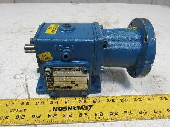 Cone Drive MH015A905-5-15 Gearbox 15:1 Ratio 1Hp 3000/200rpm Dual Output 48 Fr