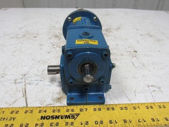Cone Drive MH015A905-5-15 Gearbox 15:1 Ratio 1Hp 3000/200rpm Dual Output 48 Fr