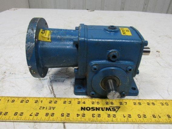 Cone Drive MH015A905-5-15 Gearbox 15:1 Ratio 1Hp 3000/200rpm Dual Output 48 Fr