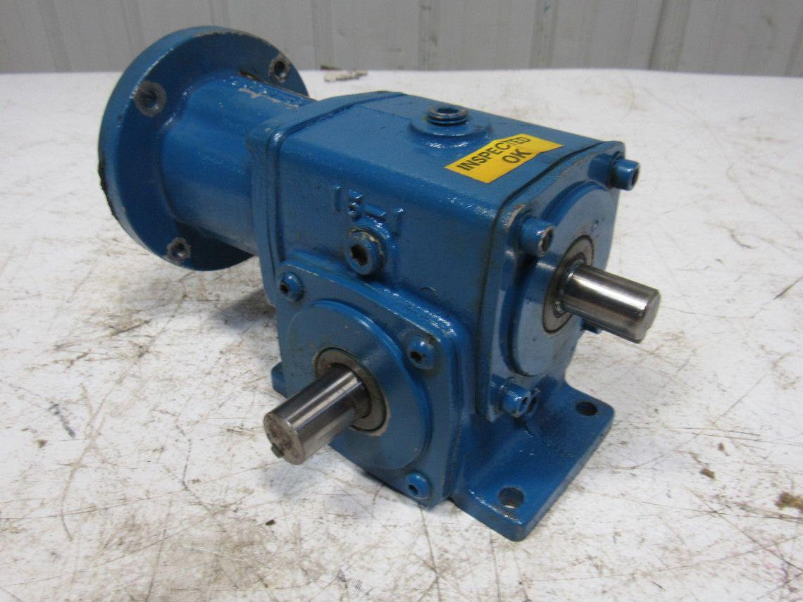 Cone Drive Backlash Option 15:1 Ratio .99Hp 3000RPM Inline RH Dual Output Gear