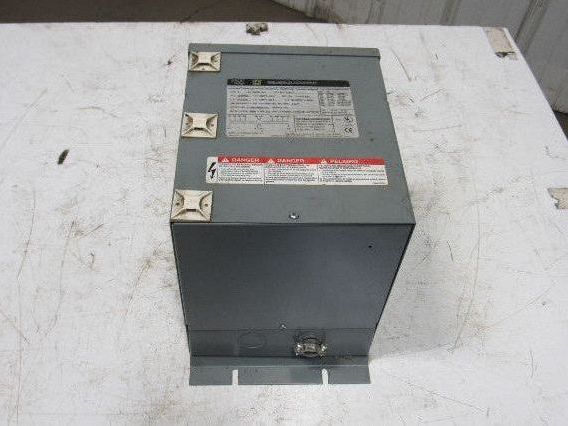 Square D 5S67F 240/440V Pri 110/220 V Sec 5kVa 1Ph Transformer