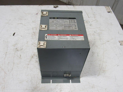 Square D 5S67F 240/440V Pri 110/220 V Sec 5kVa 1Ph Transformer