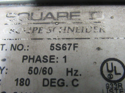 Square D 5S67F 440V Pri 110/240V Sec 1Ph 5kVa 50/60Hz Transformer