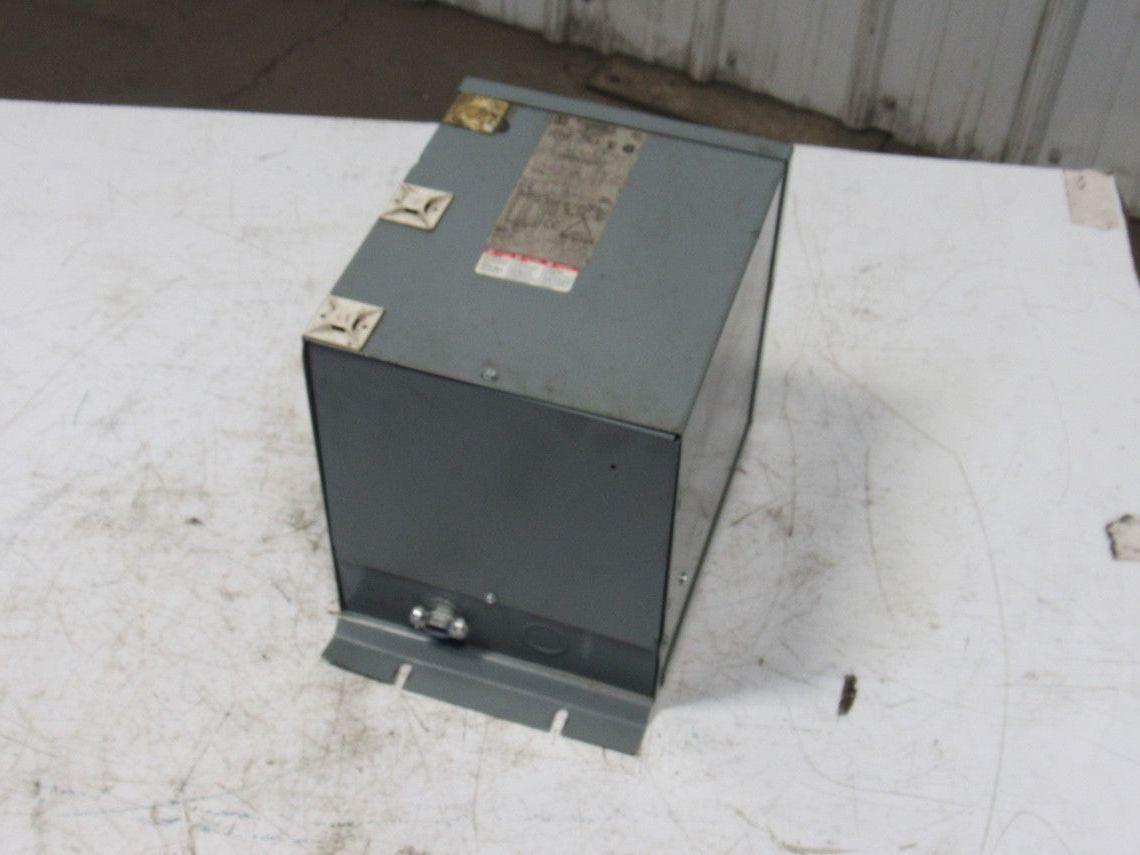 Square D 5S67F 440V Pri 110/240V Sec 1Ph 5kVa 50/60Hz Transformer