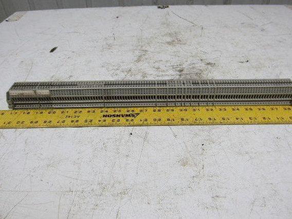 Allen Bradley 1492-W3 600V 30A Electrical Terminal Block 100 Pieces On DIN Rail