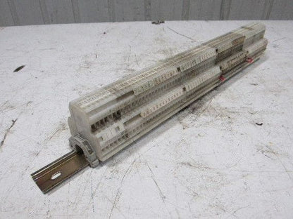 Allen Bradley 1492-HM2 24A 600V Terminal Block Two Circuit 75 Pieces on DIN Rail