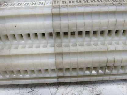 Allen Bradley 1492-HM2 24A 600V Terminal Block Two Circuit 75 Pieces on DIN Rail
