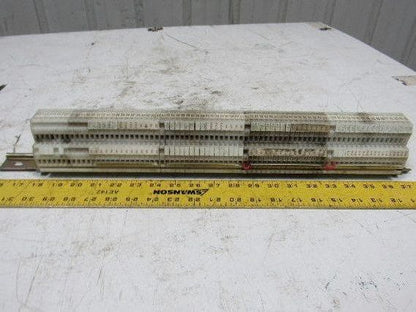 Allen Bradley 1492-HM2 24A 600V Terminal Block Two Circuit 75 Pieces on DIN Rail