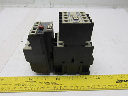 Telemecanique LC1 D09 10 600V 20A 7.5Hp 3Ph MAX Contactor Overload 120V Coil