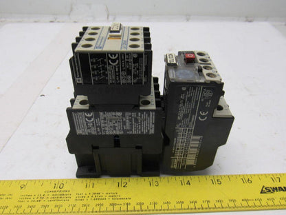 Telemecanique LC1 D09 10 600V 20A 7.5Hp 3Ph MAX Contactor Overload 120V Coil