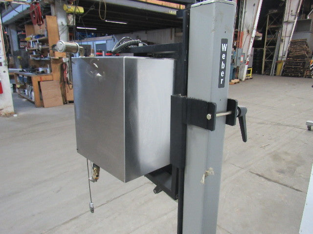 Weber 5100 Zebra 170PAX4 Shipping Label Printer Applicator