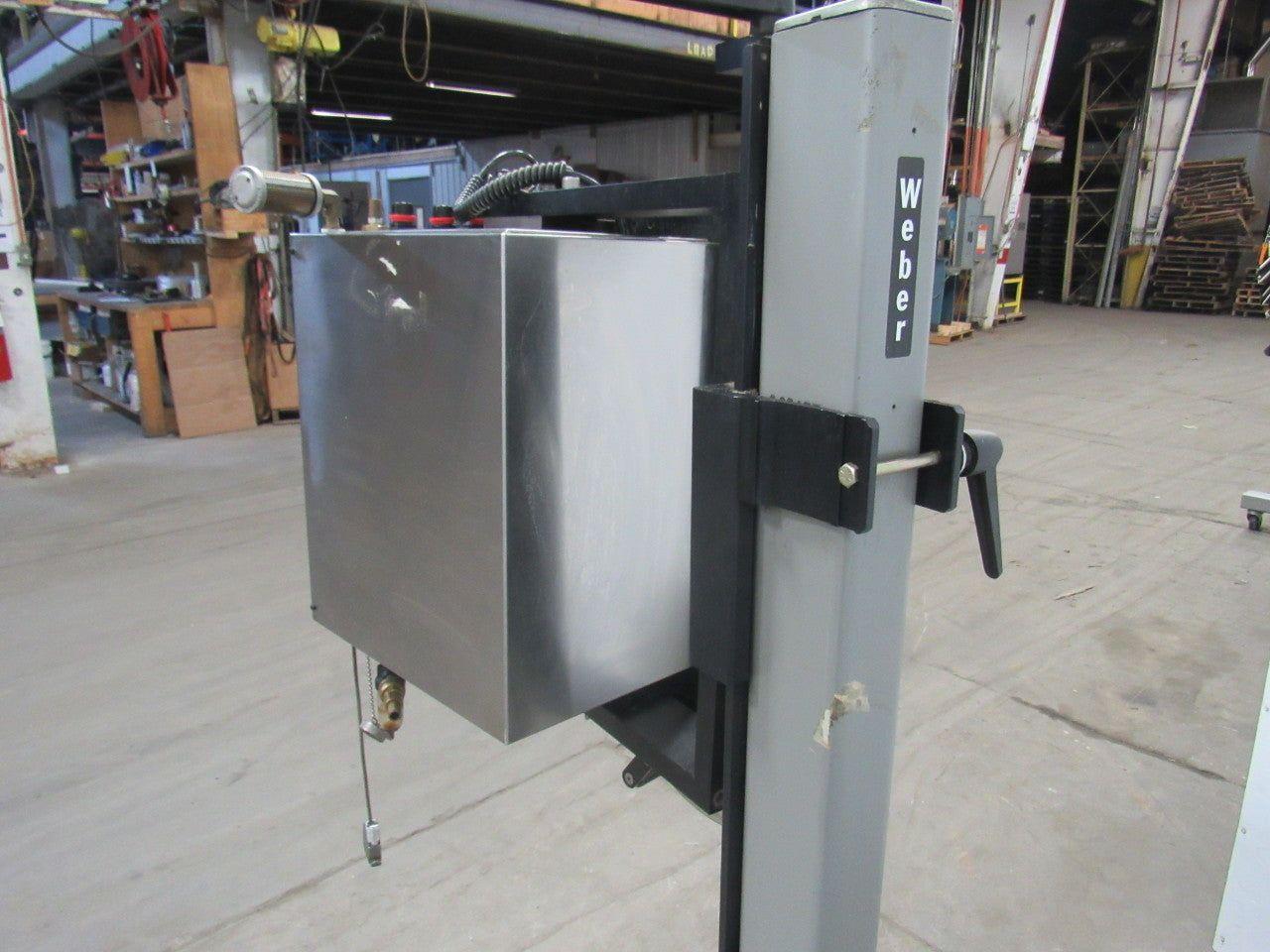 Weber 5100 Zebra 170PAX4 Shipping Label Printer Applicator