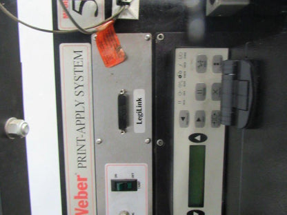 Weber 5100 Zebra 170PAX4 Shipping Label Printer Applicator
