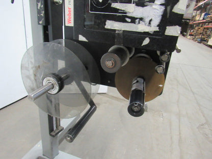 Weber 5100 Zebra 170PAX4 Shipping Label Printer Applicator