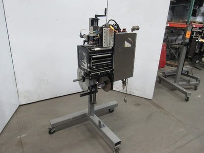 Weber 5100 Zebra 170PAX4 Shipping Label Printer Applicator