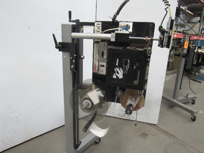 Weber 5100 Zebra 170PAX4 Label Printer Applicator W/Stand