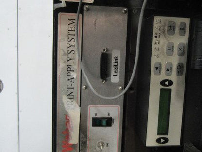 Weber 5100 Zebra 170PAX4 Label Printer Applicator W/Stand