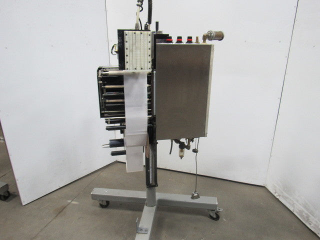 Weber 5100 Zebra 170PAX4 Label Printer Applicator W/Stand