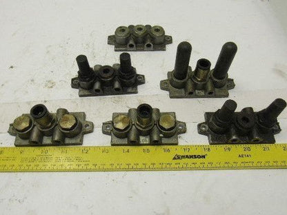 IMI Norgren VDMA 24345 ISO #2 Valve Sub Base Side Ported G3/8 Lot of 6