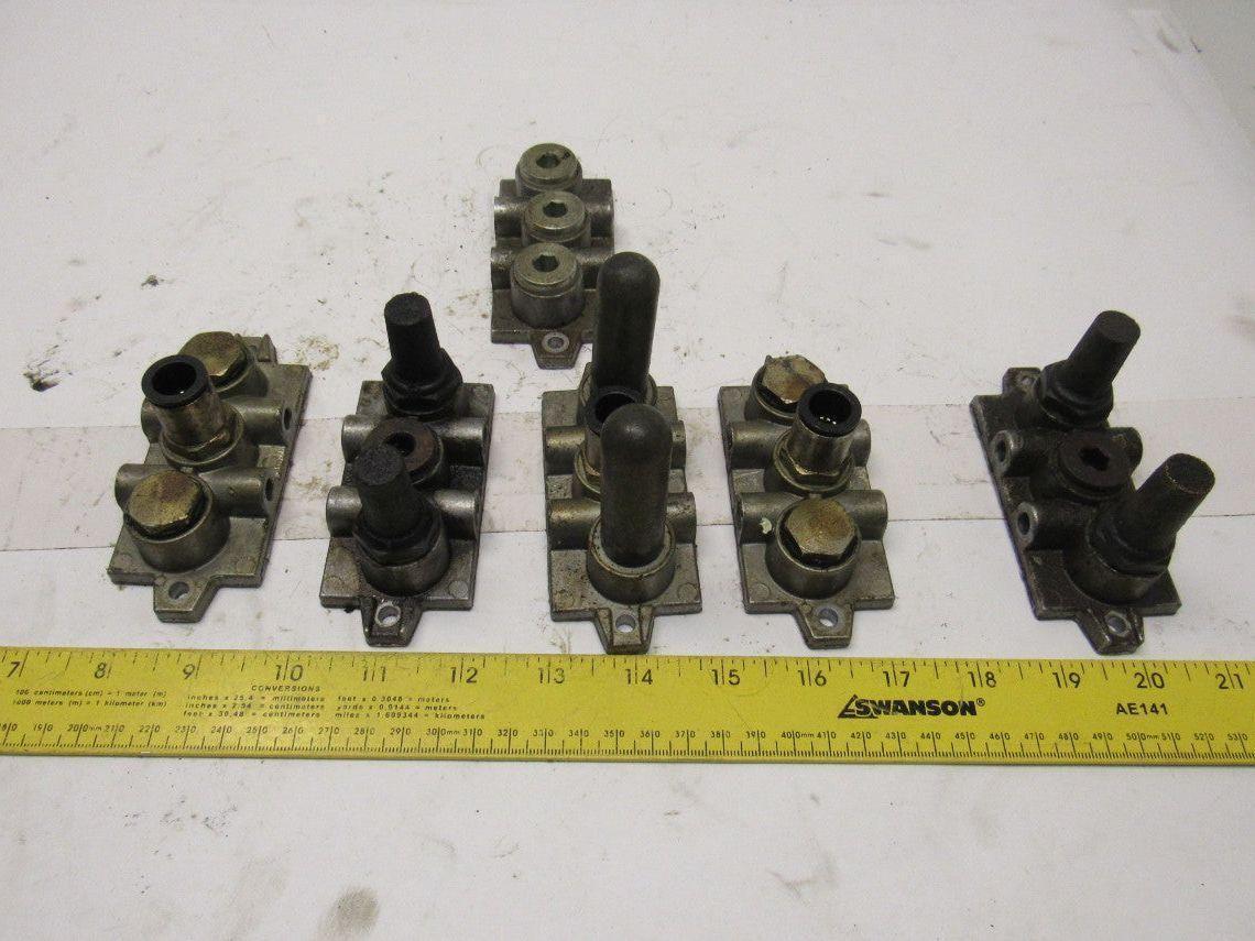 IMI Norgren VDMA 24345 ISO #2 Valve Sub Base Side Ported G3/8 Lot of 6