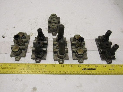 IMI Norgren VDMA 24345 ISO #2 Valve Sub Base Side Ported G3/8 Lot of 6