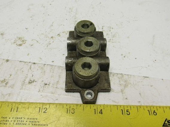 IMI Norgren VDMA 24345 ISO #2 Valve Sub Base Side Ported G3/8 Lot of 6