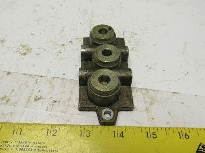 IMI Norgren VDMA 24345 ISO #2 Valve Sub Base Side Ported G3/8 Lot of 6