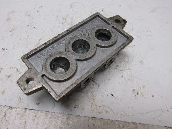 IMI Norgren VDMA 24345 ISO #2 Valve Sub Base Side Ported G3/8 Lot of 6