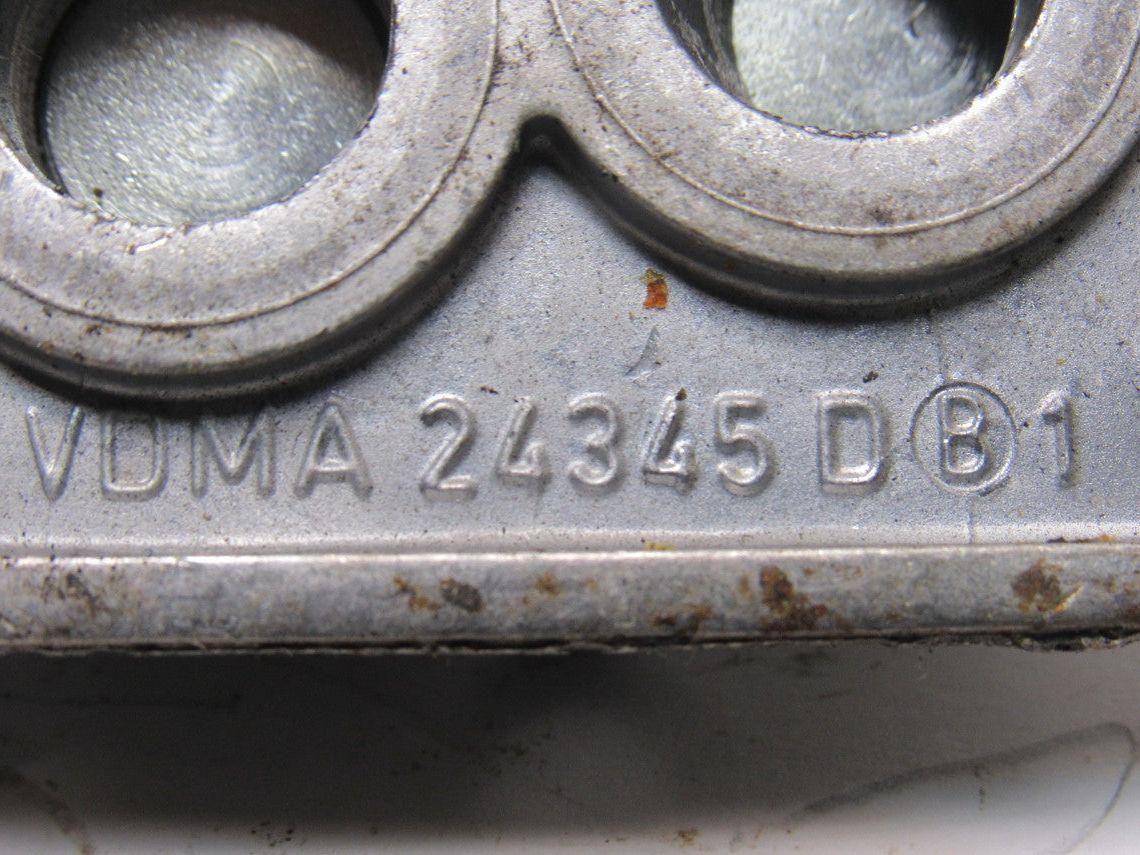 IMI Norgren VDMA 24345 ISO #2 Valve Sub Base Side Ported G3/8 Lot of 6