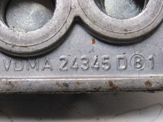 IMI Norgren VDMA 24345 ISO #2 Valve Sub Base Side Ported G3/8 Lot of 6