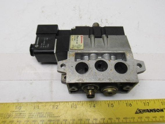 Norgren SXE9573-871-M1 Solenoid Actuated Air Valve 5/2 Base 24V Coil