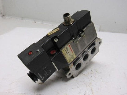 Norgren SXE9573-871-M1 Solenoid Actuated Air Valve 5/2 Base 24V Coil