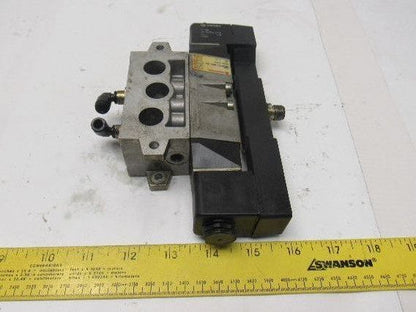 Norgren SXE9773-850-M1 Pneumatic 5/3 Solenoid Operated Air Valve 24V Coil