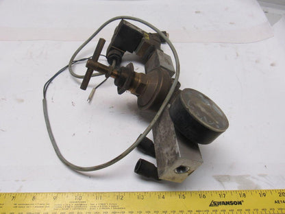 Burkert 00501940 Pneumatic Flow Control Solenoid Valve Assembly 24VDC Coil