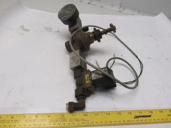 Burkert 00501940 Pneumatic Flow Control Solenoid Valve Assembly 24VDC Coil