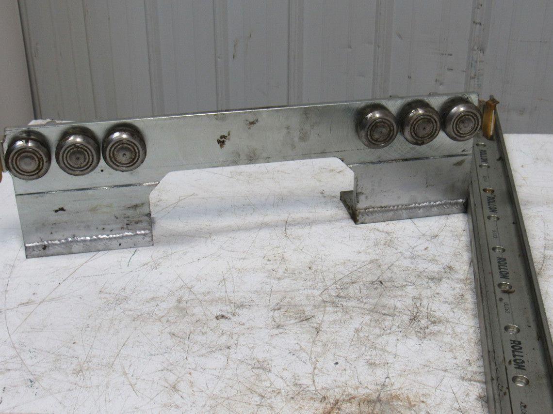 Rollon ULC63 50mm Rail Linear Bearing Slider Type W/ Truck Attachment 55" Long