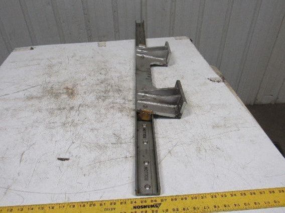 Rollon ULC63 50mm Rail Linear Bearing Slider Type W/ Truck Attachment 55" Long
