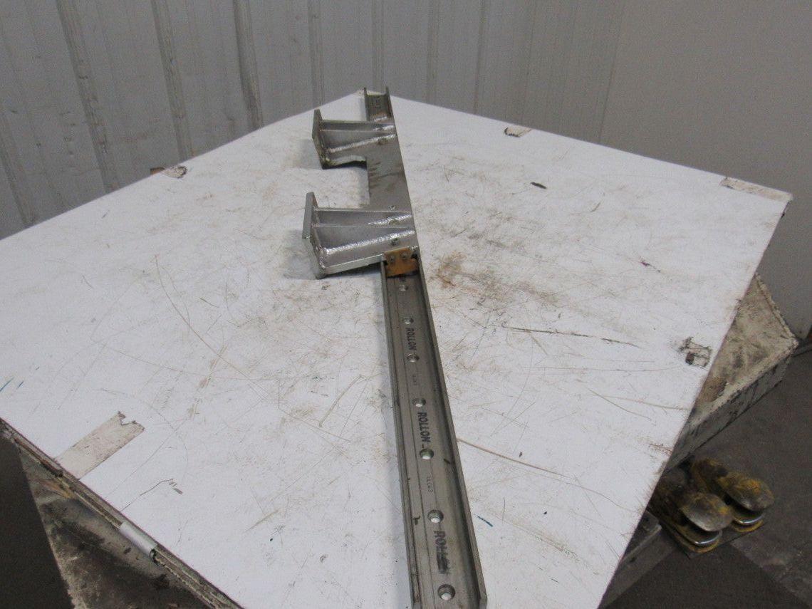 Rollon ULC63 50mm Rail Linear Bearing Slider Type W/ Truck Attachment 55" Long