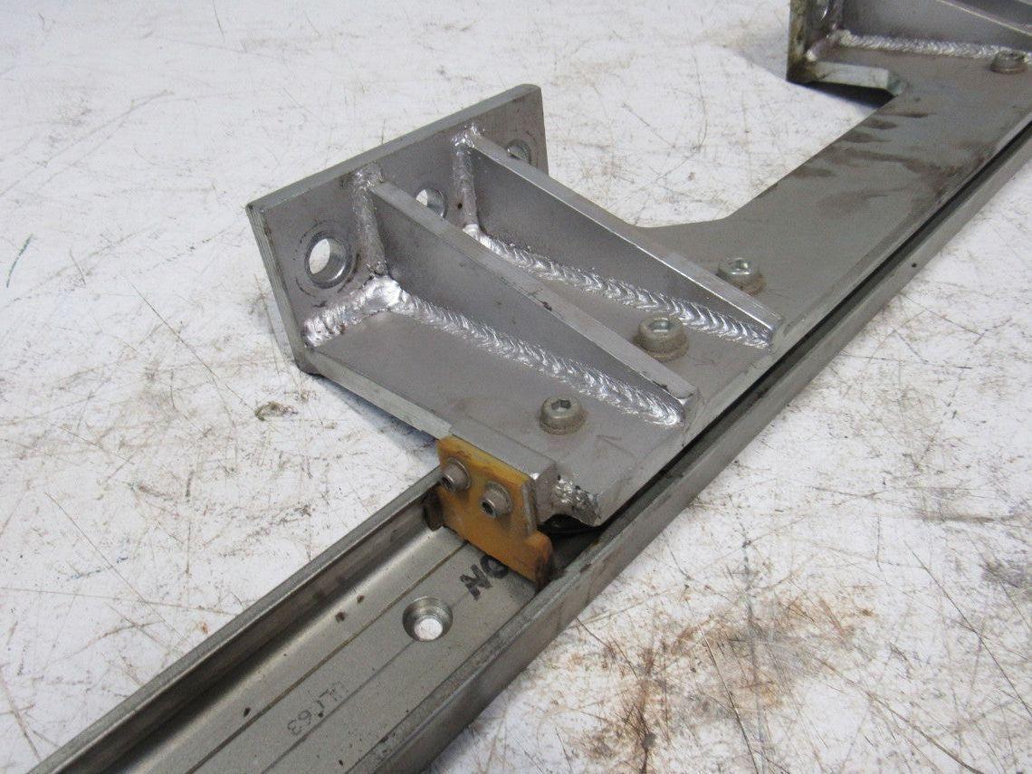 Rollon ULC63 50mm Rail Linear Bearing Slider Type W/ Truck Attachment 55" Long