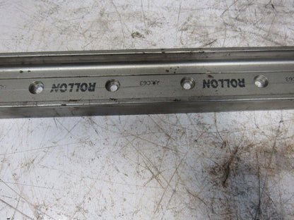 Rollon ULC63 50mm Rail Linear Bearing Slider Type W/ Truck Attachment 55" Long