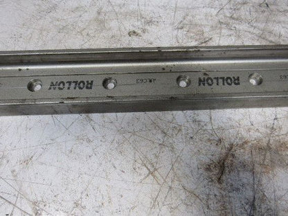 Rollon ULC63 50mm Rail Linear Bearing Slider Type W/ Truck Attachment 55" Long