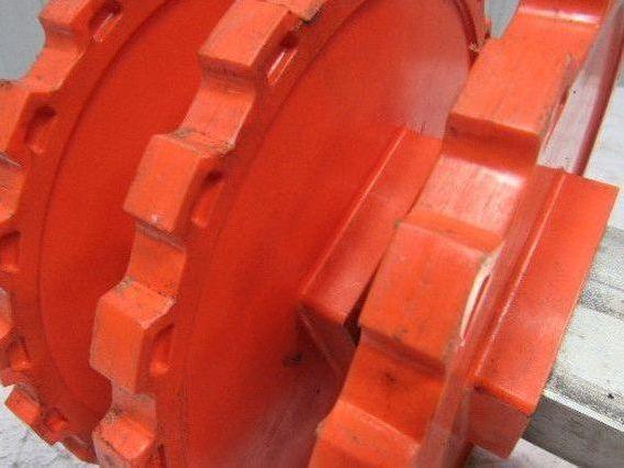 Rexnord N4700-21T 10" OD x 2.5" Sq. Bore Conveyor Chain Sprocket 2" Shaft 21"OAL