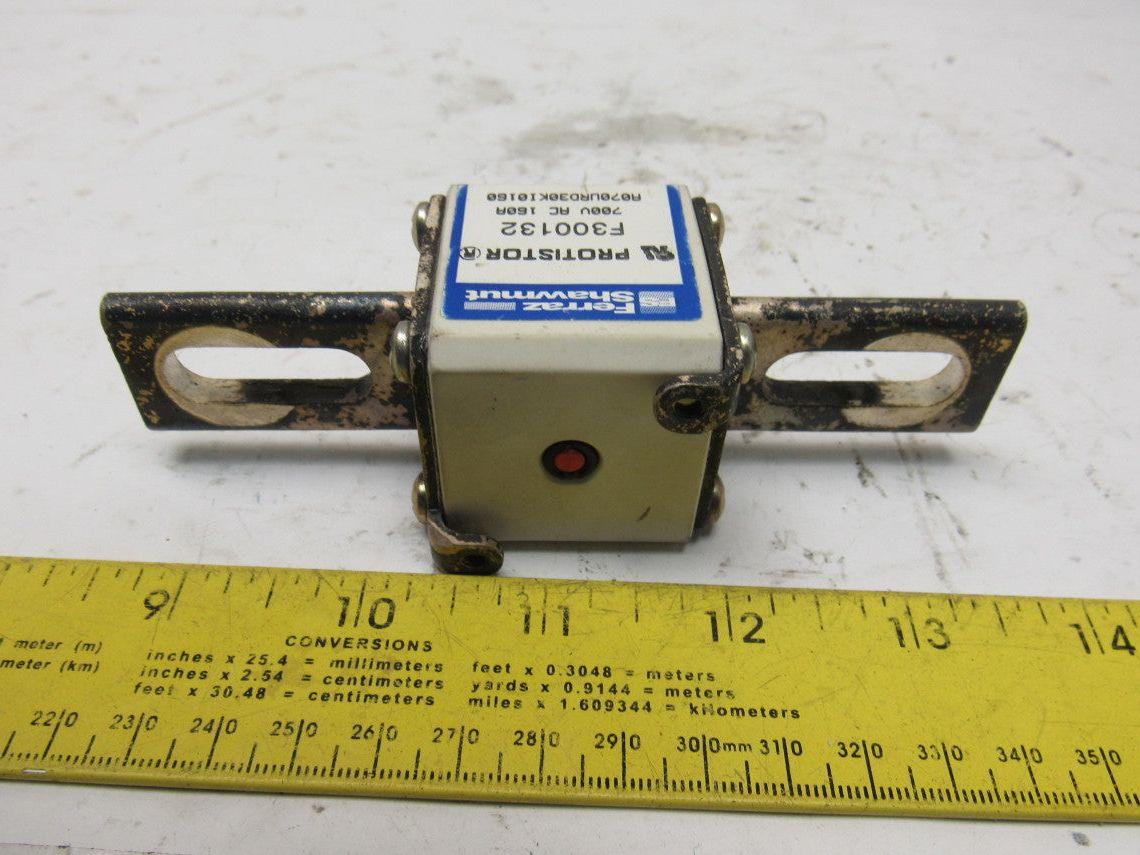 Ferraz F300132 Protistor 700VAC 160A Semiconductor Fuse