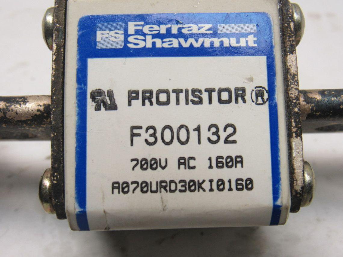 Ferraz F300132 Protistor 700VAC 160A Semiconductor Fuse